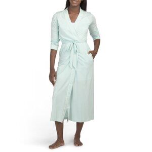 B.UP Jade Peruvian Pima Cotton Blend Alissa Robe